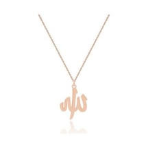 Diamond Line-Gülaylar - Pembe Altın 14 Ayar Dualı Kolye N11.24975