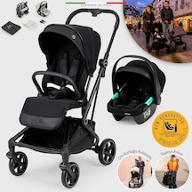 Elele Rotativo Çift Yönlü Kabin Tipi Travel Bebek Arabası Siyah