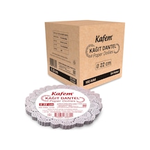 Kafem Dantel Kağıt 22 cm 100 Lü x 24 Paket