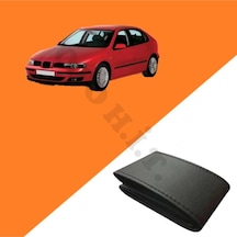 Seat Leon Mk1 Uyumlu Deri Direksiyon Kılıfı Kaliteli Dikmeli Siyah