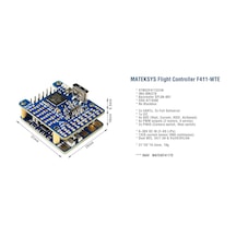 MATEK F411-WTE Uçuş Kontrol Kartı Otopilot