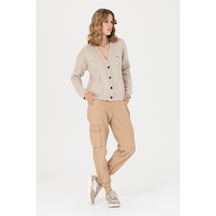 U.s. Polo Assn. Cepli Lastikli Paça Kum Kadın Pantolon 1677142 001