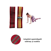 Dokuma Direnç Bandı - Fitness Ve Pilates İçin Açık Bej