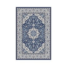 Kartela Halı Aven Halı Jüt Taban Dokuma Halı Lacivert - 120 X 180 Cm