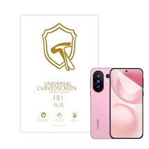 Microcase Vivo X200 Fe İle Uyumlu Full Tpu Nano Ön Ekran Koruma Filmi - Ekm101