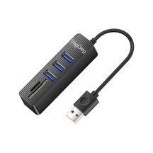 Tr Usb 2.0 Sd - Microsd Kart Okuyucu Ve 3 Port Usb Çoklayıcı Hub