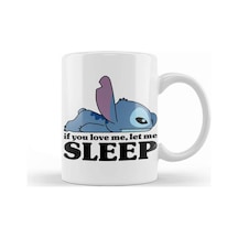 Stitch Sleepy Kupa Bardak Porselen Karışık