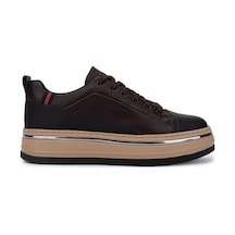 Tamer Tanca Erkek Hakiki Deri Sneakers & Spor Ayakkabı 381 21624 Erk Ayk Y25 Kahve Kmbn Kahve