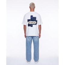 Respire Erkek Ffb Patch Oversize T-shirt Ekru