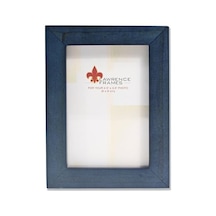 Mavi Ahşap Resim Çerçevesi, Galeri Koleksiyonu, 5 X 7 Cm