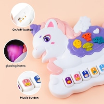 Seher Oyuncak Pilli Müzikli Unicorn Minik Piyano 855-113d