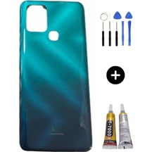 İnfinix Hot 10 Uyumlu Arka Kapak Yeşil + Montaj Seti Çok Renkli