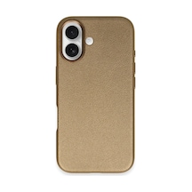 Joko Apple iPhone Uyumlu iPhone 16 Wonder Deri Magsafe Kapak - Bronz Renkli