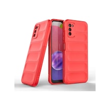 Samsung Galaxy A03s Kılıf Optimum Silikon - Kırmızı