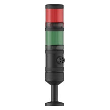 Mesan Ø70 2 Kat Işıklı Kolon Yanıp Sönen Ampul Buzzer Tüp Montaj 24Vdc Ms 439.1.2.24Vdc