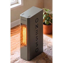 Onesso Pro 4000w Sessiz Elektrikli Fanlı Isıtıcı - 3 Modlu Termostatlı 40m²'ye Kadar Etkili, 2sn Hızlı Isınma, Ev & Ofis & Atölye 2 Yıl li