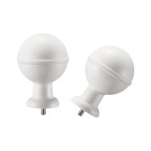 Ikea Alvarstånds Perde Çubuğu Topuzu, Beyaz