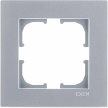 Çerçeve Tekli, Gümüş, Karell, 83x83x10 Mm