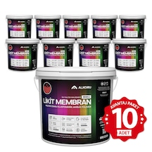 Alkoru 10 Adet 13 Kg Kırmızı Likit Membran Avantaj Paket