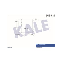 KALE OTO Radyatör 342515 Klima Radyatörü Spark