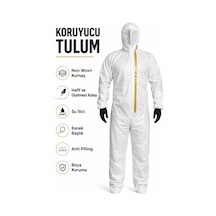 Ekstra Koruyucu Tulum Kt500 Standart Beden Beyaz