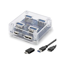 Usb Type-c 3.1 Hub 4 Port Şeffaf U331