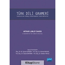 Türk Dili Grameri  - Arthur Lumley Davids  -  Serdar Yavuz  - Nobel Akademik Yayıncılık