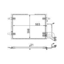 Mahle Ac352000s Klima Radyatoru 7h0820896 8a0260749ak 8d0260401
