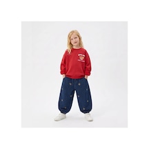 Poala Kids Biyeli Balloon Jeans Lacivert