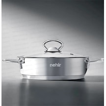Nehir Silver 6 Parça Paslanmaz Çelik Sahan Seti 16-18-20 Cm Gümüş