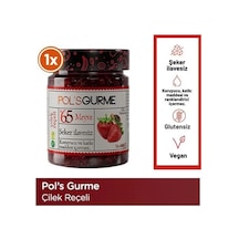 Pol'sgurme Çilek Reçeli Chia Tohumlu Şeker İlavesiz %65 Meyve Oranlı 285 Gr