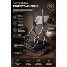Makas Tasarımlı Kişiye Özel Premium Kartvizitlik & Kartlık
