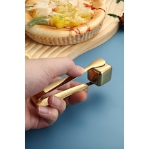 304 Çelik 6 Lı Mini Gold 11 Cm Buz Ve Şeker Maşası Cin624sr-6 Çok Renkli
