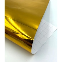 Gold Aynalı Varak Altın Parlak Kendinden Yapışkanlı Otomobil Jant Motorsiklet Bisiklet Mobilya Standart