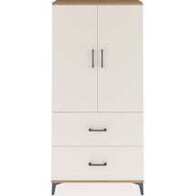 Arges Dolap 3 Raflı 2 Çekmeceli 2 Kapaklı 88x30x182 Çam-aytaşı Çam