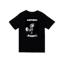 Stoned&Fame Mitski Baskılı Unisex %100 Pamuk Siyah T-shirt SIYAH