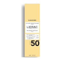 Lierac Sunissime Velvety Sun Fluid Spf50 Yüz Dekolte Bölgesi Yaşlanma Karşıtı Güneş Kremi 40 Ml