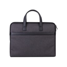 Deli 63751 Ön Ve Arka Çift Cepli Çok Katlı Evrak Çantası Elde Taşınabilir Toplantı Çantası Koyu Gri