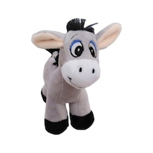Sevimli Peluş Oyuncak Eşek 15 Cm Gri