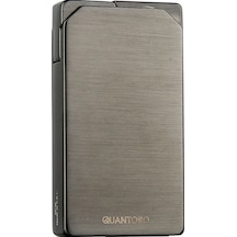 Quantoro Çift Torch Pürmüz Delicili Gunmetal Metal Puro Çakmağı - Trz1193