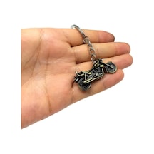 Eskitme Motosiklet Tasarımlı Anahtarlık 1 Adet