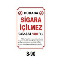 Iş Güvenliği Pvc Dekota Uyarı - Ikaz Levhası Sigara Içilmez (125510804)