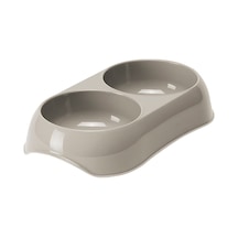 Moderna Gusto Köpek Ve Kedi Mama Kabı Gri 2x200 Ml