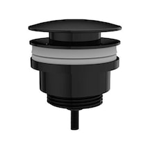 VitrA Universal Basmalı Lavabo Yuvarlak Süzgeci Parlak Siyah A4514939