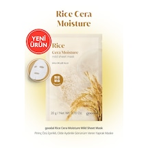 Pirinç Özlü, Cilde Aydınlık Görünüm Veren Yaprak Maske Goodal Rice Cera Moisture Mild Sheet Mask