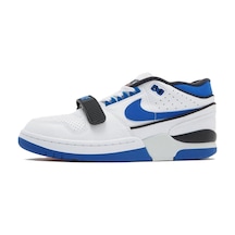 Nike Air Alpha Force 88 Leather Mens White Blue Sneaker Hakiki Deri Günlük Spor Ayakkabı Beyaz Mavi