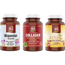 Ncs Ester C Vitamini 120 Tablet + Collagen Hyaluronic Acid 90Tablet + Ncs Magnesium 60 Tablet