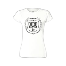 Exo - First Year Beyaz Kadın Tshirt 001