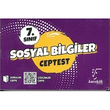 7.Sınıf Sosyal Bilgiler Cep Test- Karekök Eğitim Yayın