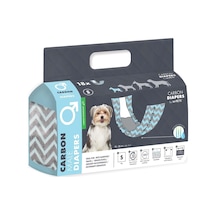 M-pets Carbonlu Diapers Erkek Köpekler İçin Külot S 18li 10173999